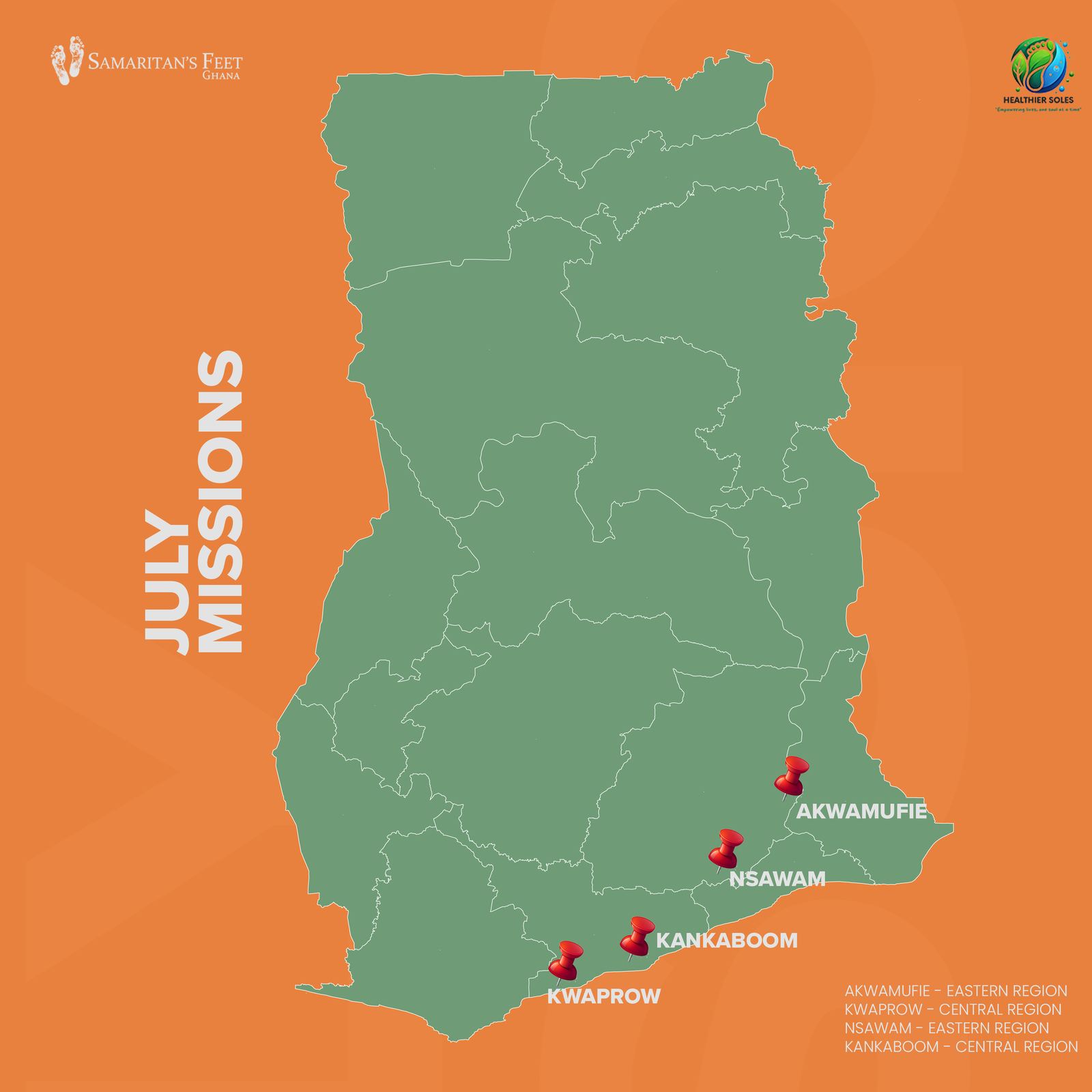 Ghana shoe distribution